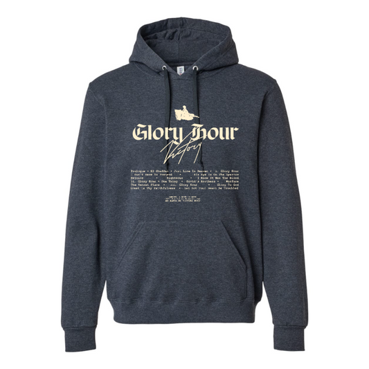 Victory Glory Hour Track-list Hoodie Grey